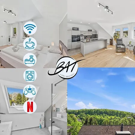 Appartement Bat Solutions - Alles Was Ein Nicht Bietet - 5 40 Bis 120 Qm Fuer Bis Zu 29 Personen - 5-raum-apartment Barrierefrei - 60 Qm Balkon Mit Blick Bis Luxemburg - Einzeln Bis Komplett Buchbar - 3 Min Zur A64 *